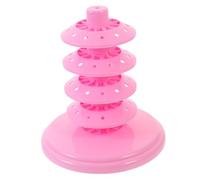 iplusmile Présentoir Sucettes Multi-niveaux PP Rose Support Lollipop Pratique et Résistant pour Fêtes Mariages et Boutiques Organiseur de Bonbons de Surface Créatif