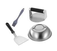 iplusmile Presse à Hamburger avec Poignée Acier Inoxydable Pelle à Hamburgers pour Maison Fabricant De Galettes De Outil De Fabrication De Steaks Hachés