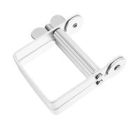 iplusmile Presse-tube Alliage Aluminium pour Dentifrice Teinture et Cosmétiques Outil Pratique Anti-gaspillage pour Salon de Coiffure Large Polyvalente Argentée