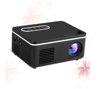 iplusmile Projecteur Mini Portable LED Lumens Lecteur Multimédia Domestique Prise UE Noir