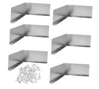 iplusmile Protection Gouttière Aluminium Déflecteurs Pluie Robustes pour Toiture Débordement pour Maison Installation Facile Résistance Aux Intempéries