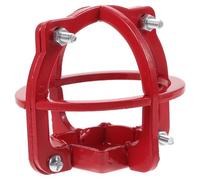 iplusmile Protection Tête De Sprinkler Rouge 20 Mm, Cage Protectrice Intérieure Pour Gicleur D'incendie, Couvercle Solide Pour Protection Tête D'arrosage Plafond, Plaque Recouvrement Sécurité Incendie
