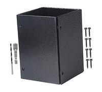 iplusmile Protections de Poteaux Inoxydable Réglables Base Carrée Robuste pour Support de Rambarde Protection de Socle pour Poteau de Boîte Aux Lettres Installation pour Terrasse et Jardin