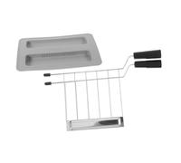 iplusmile Protective Silicone Cover And Sandwich Clip Set For Breakfast Maker Dustproof Lid And Toast Rack Kitchen Supplies Accessory Compatible With Electric Sandwich Toaster