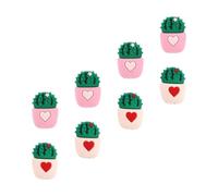 iplusmile Protège-câbles Anti-déchirure et Anti-dommage en PVC Lot de 8 Forme Cactus Adorable pour Câble USB pour Câble de Données et Charge