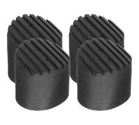 iplusmile Protège-pieds 4pcs Antidérapants D'échelle en Caoutchouc Noir Facile à Installer, Accessoires Robustes et Solide pour Échelles Télescopiques Maison