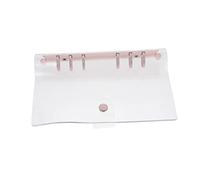 iplusmile Protège Transparent PVC avec Fermeture à Bouton Pression Protège Documents Organiseur de Mobiles pour Étudiants et Bureau Couverture et Portable