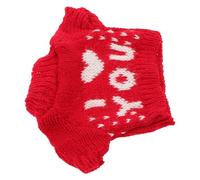 iplusmile Pull Rouge pour Poupée Ours Vêtement Douce pour Peluche Kit DIY Créatif pour Habiller Ours Peluche Tenue Hiver Confortable et Décorative