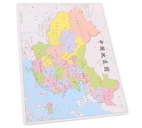 iplusmile Puzzle Carte de Chine pour Garçon Fille Jeu Éducatif Interactif Puzzle Éducatif Sécurisé avec Bords Lisses Apprentissage pour Garçons et Filles Améliore Coordination et