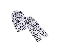 iplusmile Pyjama Femme Manches Longues Motif Coton Doux Détente Confortable avec Pantalon pour Nuits et Week-Ends Maison
