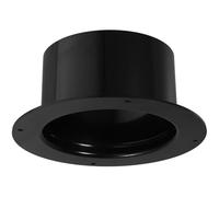 iplusmile Raccord de Conduit Rond ABS 100 MM Diamètre Bride de Ventilation pour Système de Ventilation Bouche d'Aération Ronde pour Tuyau d'Aspiration de Poussière Accessoire Polyvalent