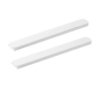 iplusmile Rail de Tiroir Auto Adhésif Blanc Guide Coulissant Plastique Kit de Glissières pour Meuble Installation Simple sans Perçage Adapté pour Armoires