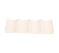 iplusmile Range Bouteilles Plastique Empilable Style Européen Support Pyramidal Antidérapant pour Bouteilles Organisateur Compact pour Comptoir Cuisine Réfrigérateur et Garde Manger Blanc