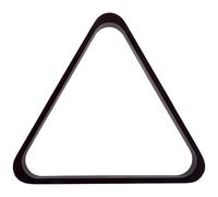 iplusmile Râtelier Triangulaire de Billard en Bois Rouge Mini Cadre pour Billard Américain et Anglais Support Portable pour 9 Boules Accessoire de Salle de Jeux