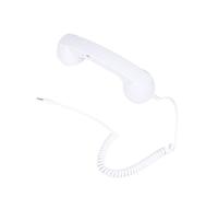 iplusmile Récepteur Téléphonique Rétro Blanc de Rayonnement Design Luxueux Compatible Appareils Amélioration Confort Appel Système de Bruit