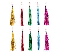 iplusmile Recharge pour Bâton Taquin pour Chat avec Clochette Sonore Pompons Scintillants Lot de 10 Pièces Accessoire De Jeu Interactif pour Chats Adultes Et Chatons