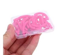 iplusmile Recharges pour Recourbe-Cils 30 Pièces Bande de Caoutchouc Rose Élastique Coussinets de Rechange Universels Doux Yeux Maintien Précis pour Routine Beauté