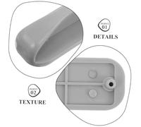 iplusmile Refrigerator Handle Replacement Commercial Freezer Door Pull Non Slip Plastic Cabinet Grip With Screw And Washer For Supermarket Restaurant