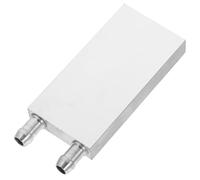 iplusmile Refroidisseur Liquide CPU Aluminium Bloc de Refroidissement à Eau pour Système Dissipateur Chaleur PC Plaque Réfrigérante et Silencieuse avec Sortie Latérale
