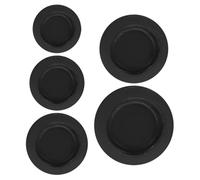 iplusmile Remplacement du Bouchon De - 5 Pcs Piggy Bank Plug - 25 Mm 26 Mm 30 Mm 32 Mm 38 Mm Pobine De Fermeture De - De Tire Noire Couverte pour La Boîte