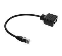 iplusmile Répartiteur Ethernet vers Coupleur Réseau Double Femelle Répartiteur De Port pour Ordinateur Et Smart TV