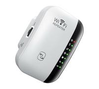 iplusmile Répéteur WiFi 300 Mbps Extendeur Signal sans Fil Maison Compatible Ac220 Noir Et Blanc Adapté Grandes Surfaces