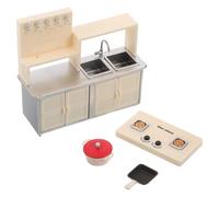 iplusmile Réplique Réaliste Mini Cuisinière Induction Jeu Dimitation Cuisine pour Filles et Garçons Design Compact et Sécurisé