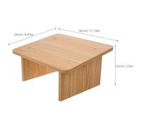 iplusmile Repose-Pied Bois Incliné sous Bureau Tabouret Compact Antidérapant pour Bureau et Salle de Bain Marchepied Adulte Ergonomique pour Confort Quotidien