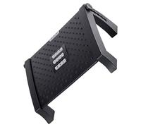 iplusmile Repose-Pieds de Support Pratique pour Salon de Soins des Pieds Tabouret Réglable en Abs Noir Soulage la Fatigue pour Pédicure à Domicile