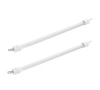 iplusmile Résistance Quartz Infrarouge Ampoule Chauffante Rapide et Uniforme Tube Chauffant en Quartz Remplacement du Chauffage 2pcs pour Appareil de Chauffage Électrique