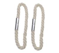 iplusmile Rideaux Magnétiques Élégantes Attaches Décoratives pour Maison et Bureau de Clips Aimantés Gris Finition Soignée Utilisation