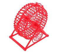 iplusmile Roue De Course De Hamster Roue De Chat Jouets pour Hamsters Les Rats Écureuils Boule De Cochon d'Inde Animal De Compagnie Voiture Hérisson Créature Souris Rongeur Hamac Abdos Rouge