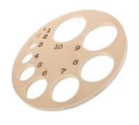 iplusmile Roue de dilatation cervicale en bois, outil d'enseignement réutilisable, simule le processus d'accouchement, pour formation obstétricale, facultés de médecine, 11.81 x 11.81 x