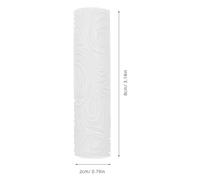 iplusmile Rouleau à Texturer pour Pâte Polymère Motif Tricoté Rouleau à Gaufrer Effet Vague Outil de Modelage pour Création de Bijoux DIY Feuille de Laminage pour Pâte Accessoire