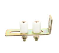 iplusmile Roulette Guide Portail Coulissant avec Double Nylon Support Post Galet Guide Robuste pour Portail Jardin
