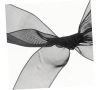 iplusmile Ruban Tulle Noir Résistant pour Emballage Cadeau Multi-usage Décoration Mariage et DIY Bouquets Texture Douce