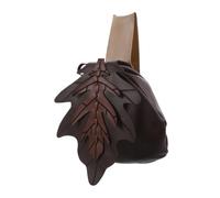 iplusmile Sac Banane Renaissance Pour Femme : Pochette Ceinture En Similicuir Marron À Motif De Feuilles Médiévales, Sac Banane Élégant Pour L'extérieur, Idéal Pour Les Festivals