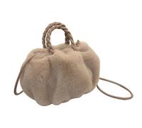 iplusmile Sac Bandoulière Peluche pour Femmes Sac à Main Multifonction Élégant et Pratique pour Shopping Travail et Voyages Couleur