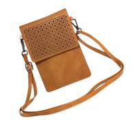 iplusmile Sac Bandoulière Téléphone Portable Cuir avec Fenêtre Pochette Pratique pour Shopping Soirée et Voyage Femme