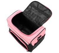 iplusmile Sac Coiffeur Multifonction Rose Organisateur de Outils de Coiffure Résistant et Spacieux Trousse de Rangement Voyage pour Styliste Professionnel Valise Pratique avec Compartiments