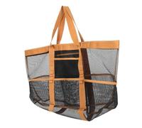iplusmile Sac de Plage Capacité Spacieuse Imperméable et Anti-sable Sac Filet Léger avec Poignée Confortable Organisé pour Maillots Serviettes et Accessoires de Plage pour Sorties Famille