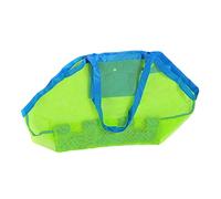 iplusmile Sac de Plage Maille pour Jouets Sac de Rangement Sable et Coquillages pour Garçon Fille avec Poignées Résistantes pour Plage Piscine et Bateau