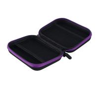 iplusmile Sac de Rangement pour Huiles Essentielles Lèvres Portable Étui Compact et pour Femme Mallette de Voyage Légère avec Double Fermeture Éclair Protection Sécurisée pour Bouteilles