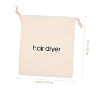 iplusmile Sac de Rangement pour Sèche-cheveux Toile avec Cordon Poche de Voyage Multifonction pour Hôtel et Maison Organiseur pour Accessoires et Maquillage Fermeture Facile et Protection