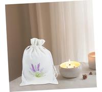 iplusmile Sachet de Lavande Vide Coton avec Cordon de Serrage Pochette Réutilisable pour Stockage Cadeaux DIY et Aromathérapie de Rangement Parfumé