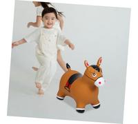 iplusmile Sauteur Cheval Épais pour Garçon Fille Activité Intérieure et Extérieure Animal Gonflable Portable pour Tout Petits et Facile à Nettoyer