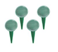 iplusmile Semoir à Semis Manuel 4 Pièces en Plastique Vert Contrôle du Débit à 5 Sorties, Outil Multifonction pour Jardin Facile à Utiliser et Distribution Précise des Graines