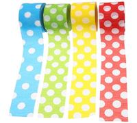 iplusmile Serpentins en Papier Crépon à Pois 8 Rouleaux 5 CM X 2 M Feuilles Colorées Épaisses pour Décoration Fête Anniversaire Mariage Shower et Loisirs Créatifs