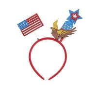 iplusmile Serre-tête Drapeau Américain Rouge Blanc Bleu avec Motif Aigle pour Accessoires Patriotiques et Fête de Indépendance