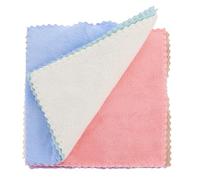 iplusmile Serviette de Bain pour Hamster en Polaire Corail Absorbante et Chaude, Lot de 6 Pièces, Doublure Confortable pour Cage et Bain des Petits Animaux Plusieurs Styles